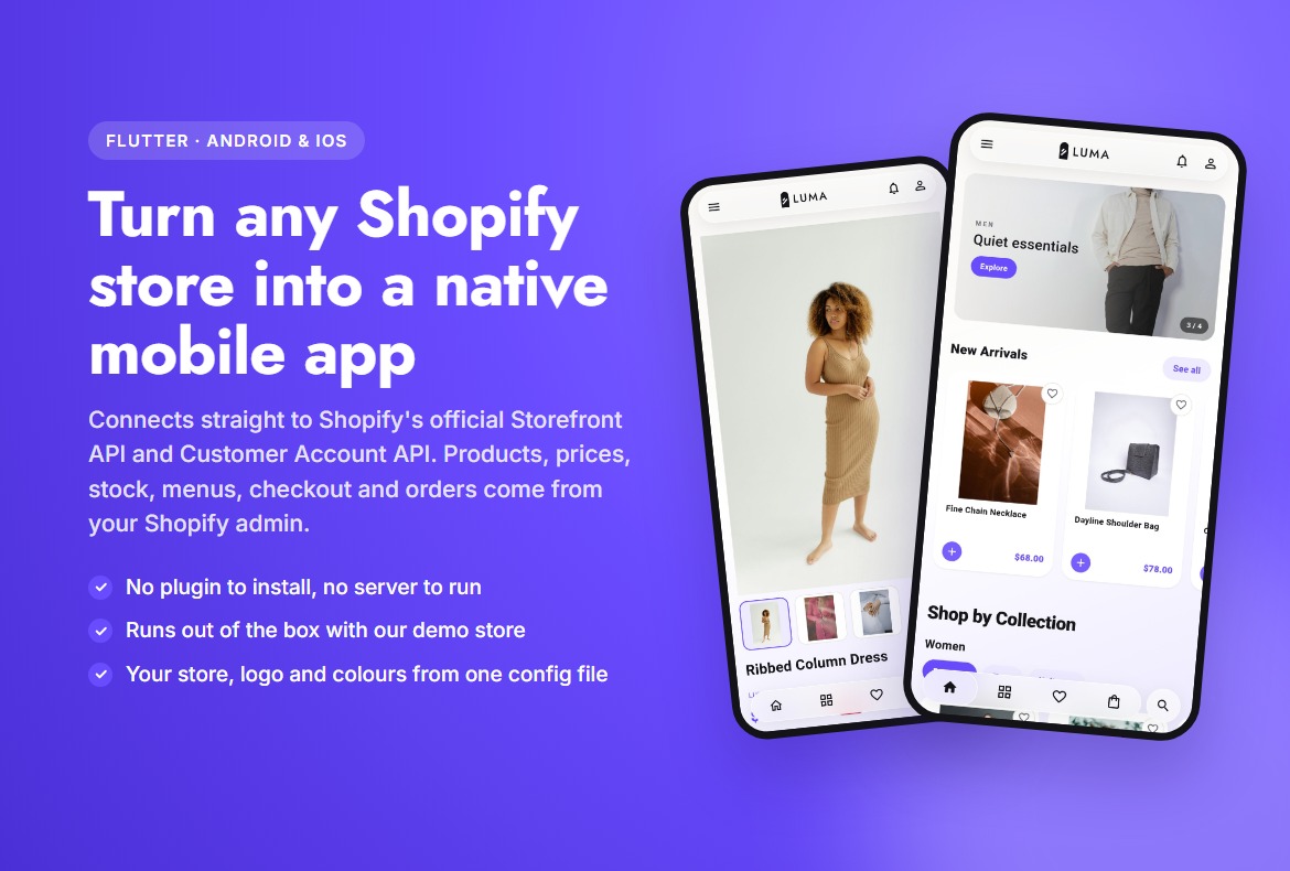 ShopNative: turn any Shopify store into a native mobile app